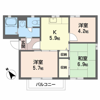 【間取り】 | シエスタ