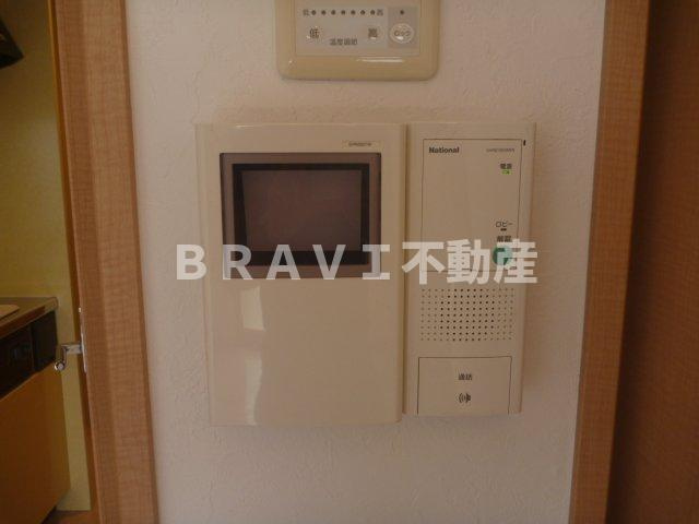 キャナルコート内久宝寺　BRAVI不動産のセキュリティ|【キャナルコート内久宝寺】モニター付きインターホン