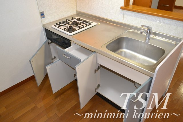 エスパシオ２１の収納|キッチンの収納はタップリあります。