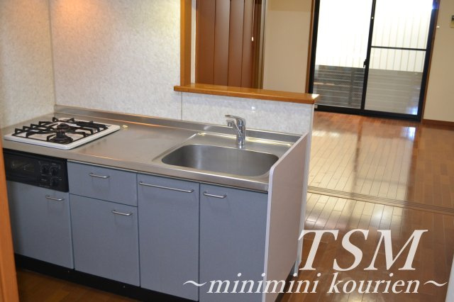 エスパシオ２１のキッチン|２口ガスシステムキッチン