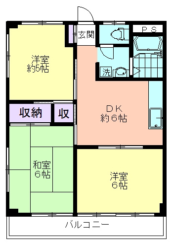 シャトル花小金井南の間取り