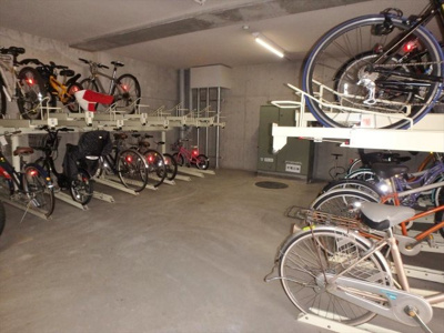 【その他共用部分】 | ベルス瀬田 | 自転車置き場（300円/月額）　※ 鍵付き地下専用室内での保管となります