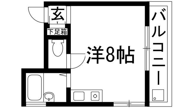 【間取り】 | ドリームコート甲東園