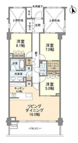 【間取り】 | ザ・パークハウス広尾羽澤