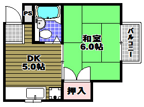 ハイツロベリアの間取り