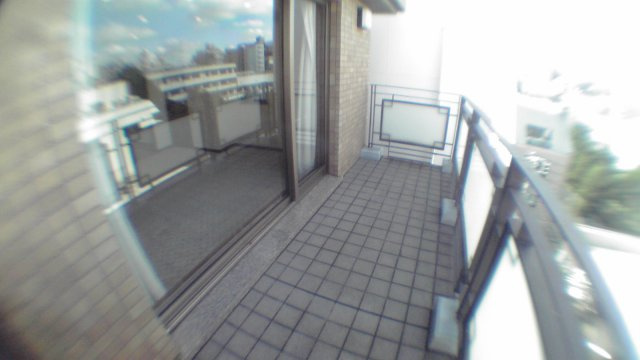 文京区湯島２丁目の賃貸マンションのバルコニー