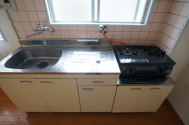 【キッチン】 | 2口ガスコンロです