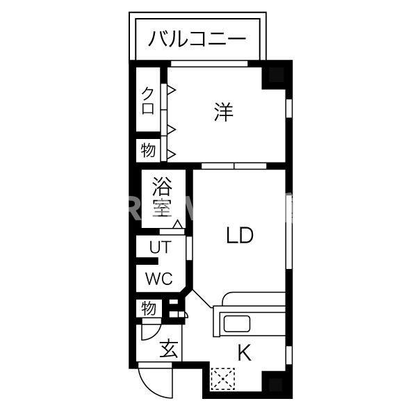 アドーラブル船場　BRAVI不動産の間取り|【アドーラブル船場】間取り