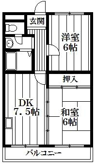 【間取り】 | ローズマンション