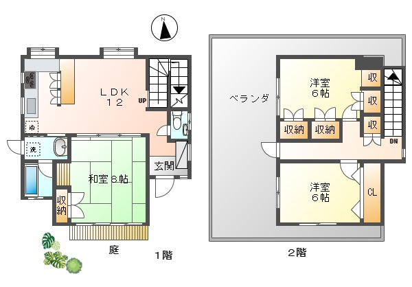 【間取り】 | 儀間貸一軒家