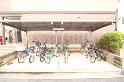 【その他共用部分】 | パークサイド渋川　Ａ | 屋根付き駐輪場