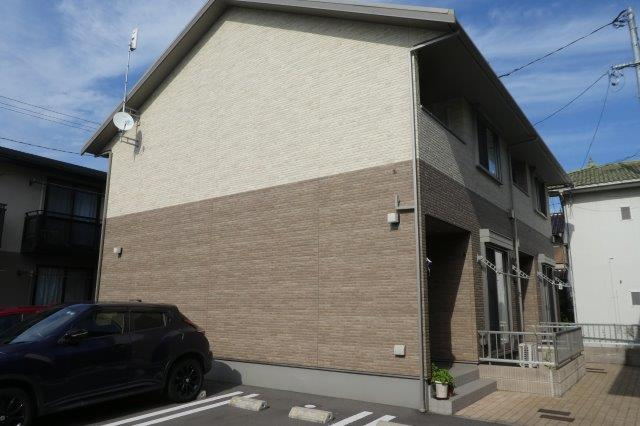 倉敷市日ノ出町１丁目のアパートの外観