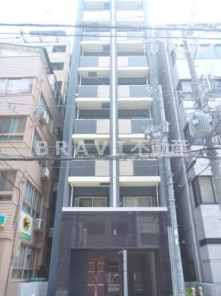 アクアプレイス北浜　BRAVI不動産の外観|【アクアプレイス北浜】外観は落ち着いています