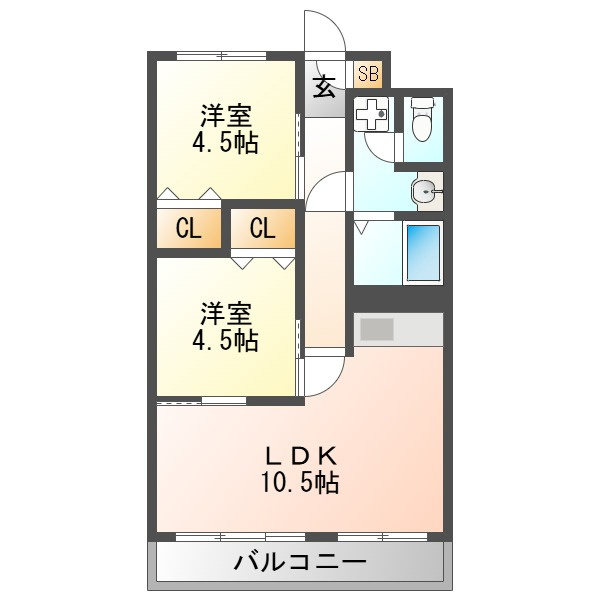 パークアベニューの間取り