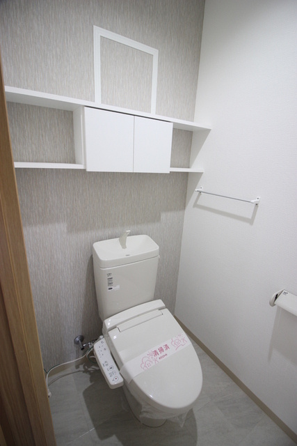 姫路市阿保マンション新築工事のトイレ