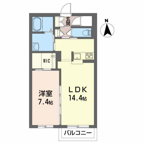 メゾンマスト盛南中央の間取り