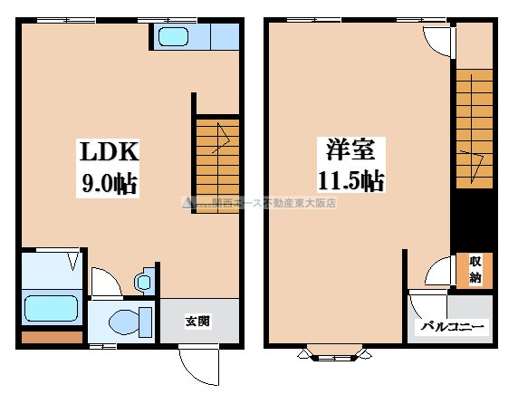 【間取り】 | 第2サンライフクローバー