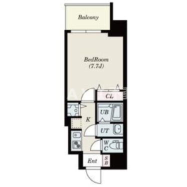 S-RESIDENCE緑橋駅前（エスレジデンス緑橋駅前）　BRAVI不動産の間取り
