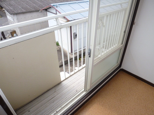 エスポワールヤマテのバルコニー