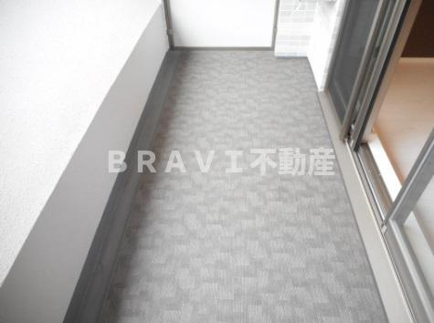 ガリレオ新町　BRAVI不動産のバルコニー|【ガリレオ新町】広々としたバルコニーです
