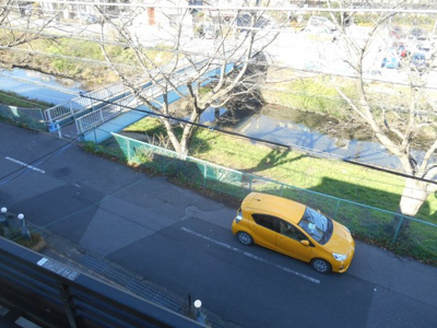 【前面道路含む現地写真】 | 春日部　千間1丁目　中古戸建 | 桜並木　です。　すてきです。