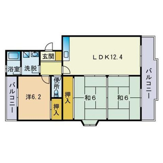 【間取り】 | グランピア１２  