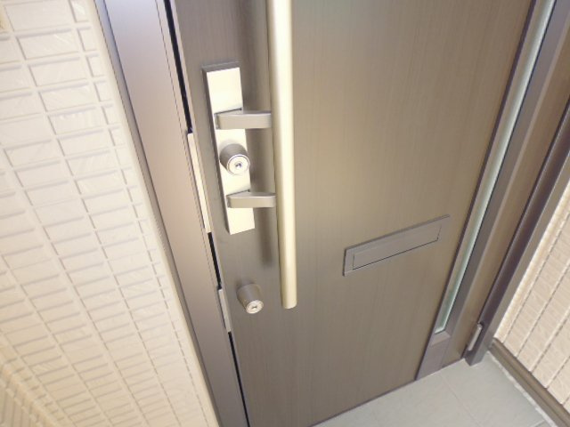 倉敷市北畝７丁目のアパートのセキュリティ