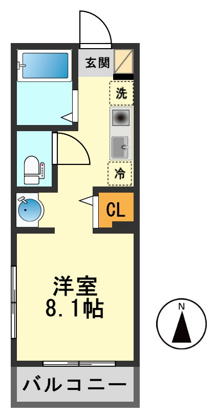 リバーサイドハイツ江戸川の間取り