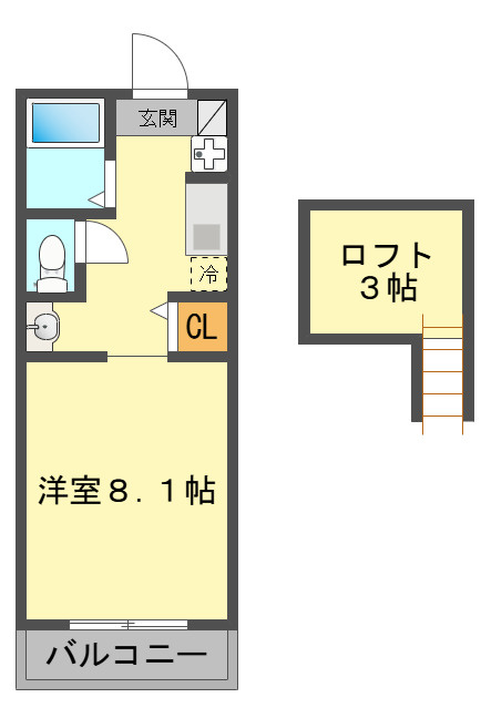 リバーサイドハイツ江戸川の間取り