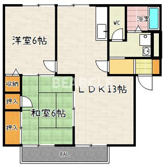 【間取り】 | シェソワモリタ