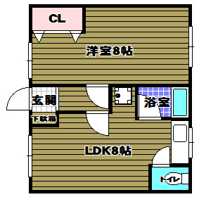 美津屋マンションの間取り
