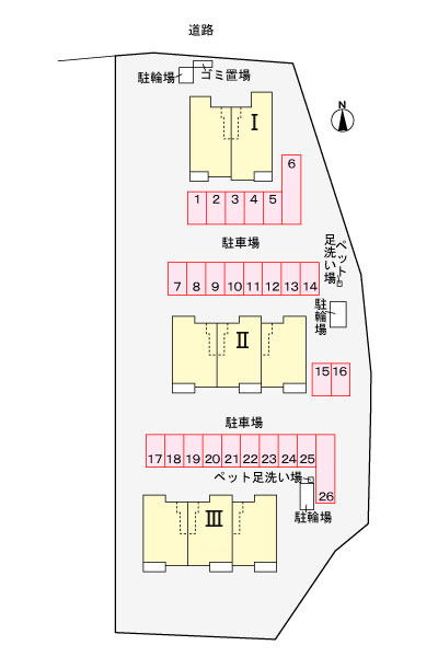 グランスタMJⅡの区画図