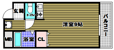 グランベールの間取り