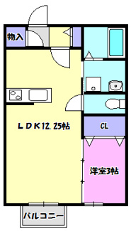 【間取り】 | レセンテ紫峰ヶ丘Ａ