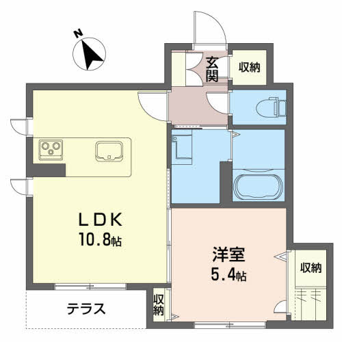 シャーメゾンフェスタの間取り