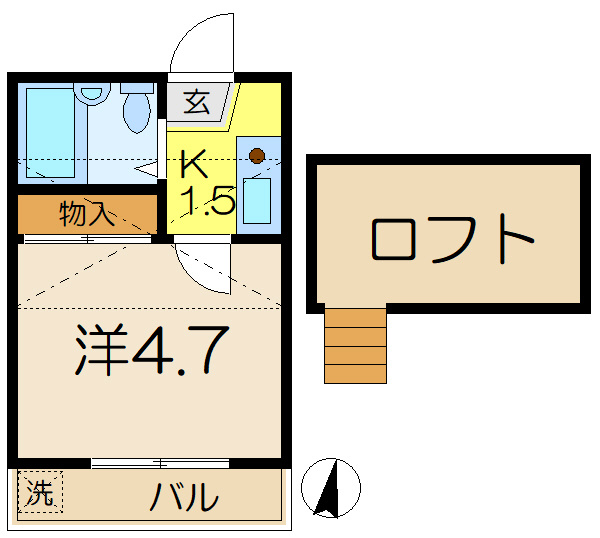 【間取り】 | フローラ２