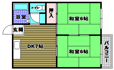 寿里マンションの間取り