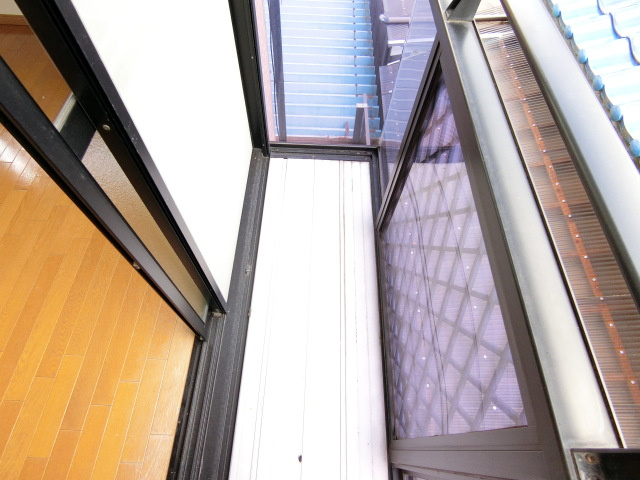 こうえいハイツのバルコニー