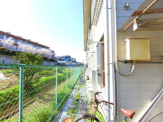 木下ハイツのバルコニー