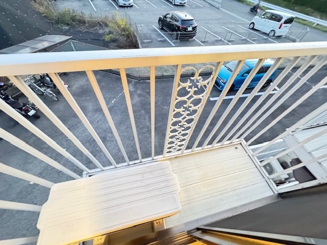 グリーンハイツ山中のバルコニー