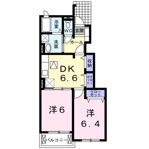 ラ　ポワールⅡの間取り
