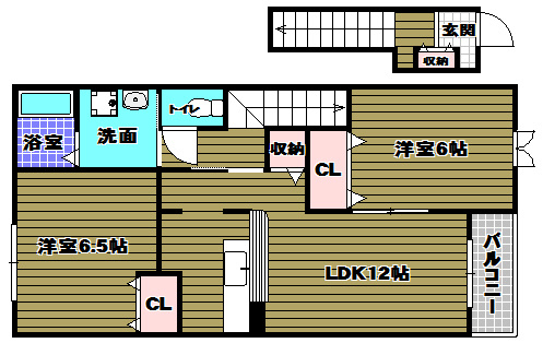 シェーネ　エレガンシアの間取り