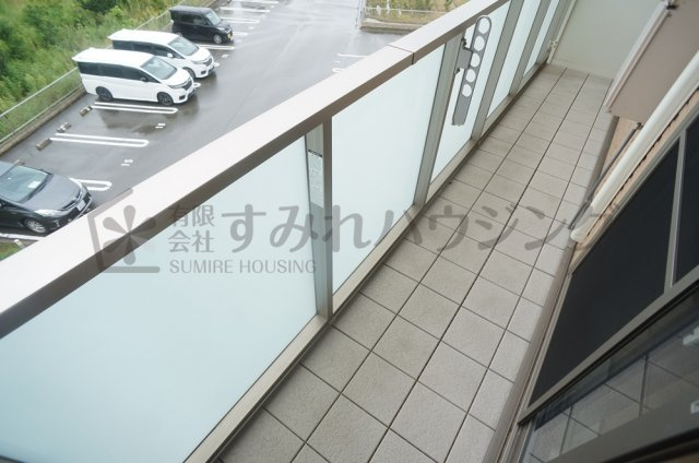 シャーメゾン山本丸橋Ｂ棟のバルコニー