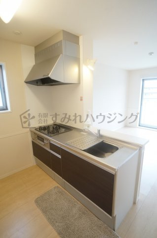 シャーメゾン山本丸橋Ｂ棟のキッチン