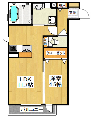【間取り】 | プチ アングル