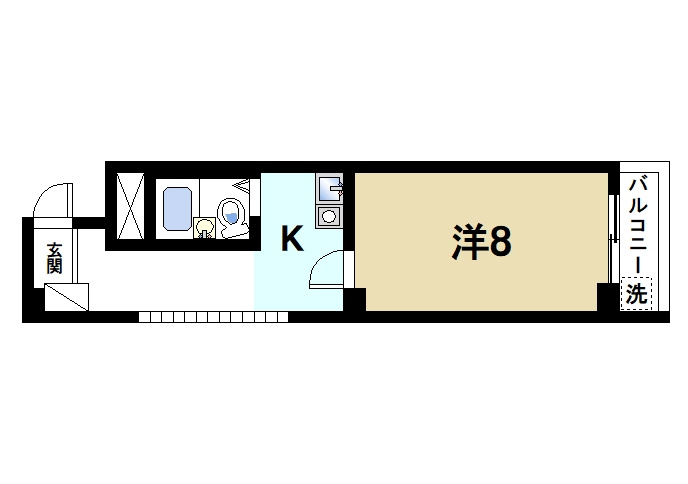 新大マンションの間取り