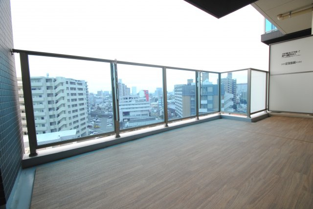 久留米市諏訪野町の賃貸マンションのバルコニー