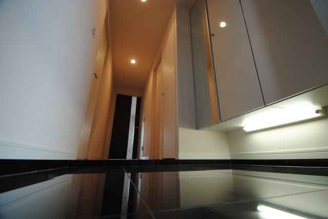 久留米市諏訪野町の賃貸マンションの玄関