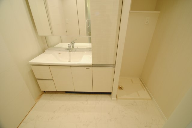 久留米市諏訪野町の賃貸マンションの洗面所