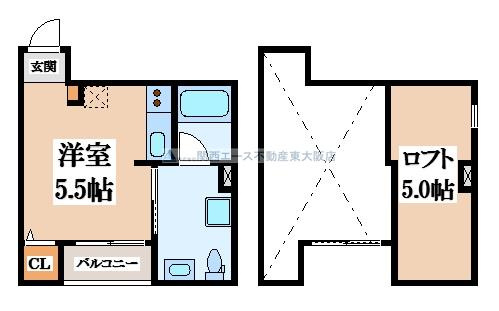 【間取り】 | Tierra　長瀬　sta（ティエラ長瀬）